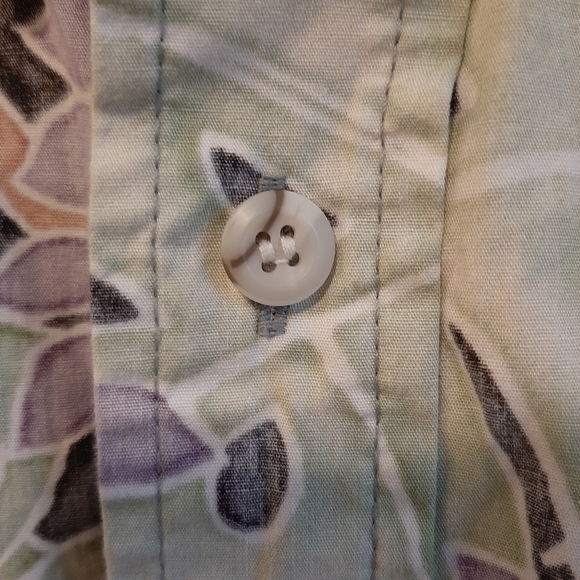 Kahala Reverse Dyed Hawaiian Shirt Tropical Beach Travel Vacation Size XXL - Picture 4 of 7